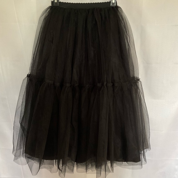 Black Tulle Crinoline Skirt - Picture 5 of 6